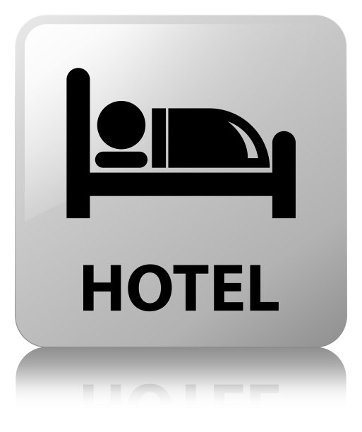 酒店白方框按钮图片下载