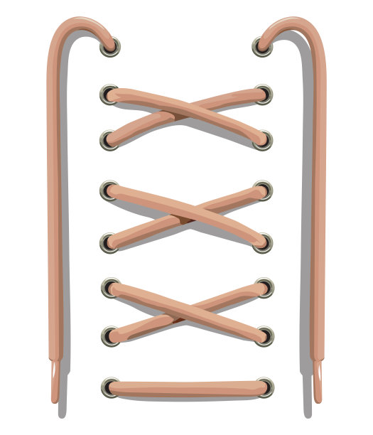 白色背景上的米色花边图片下载