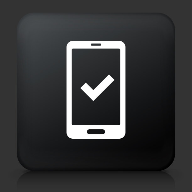 手机与Checkmark图标图片下载