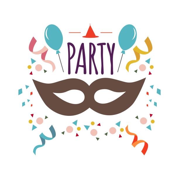 党掩码矢量模板设计图片下载