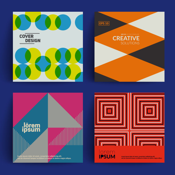 复古的覆盖集。图片下载