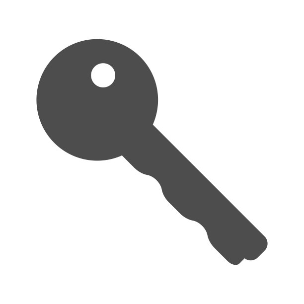 插销锁的钥匙。向量图片下载