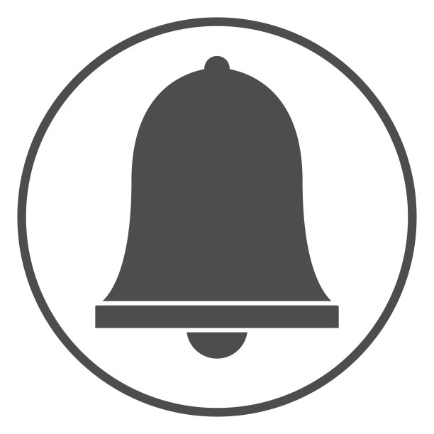 铃铛图标，提醒按钮矢量素材图片下载