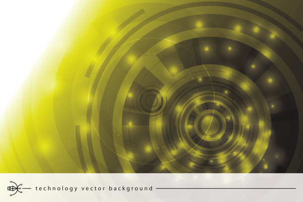 矢量插图抽象未来的眼球在电路板上图片下载