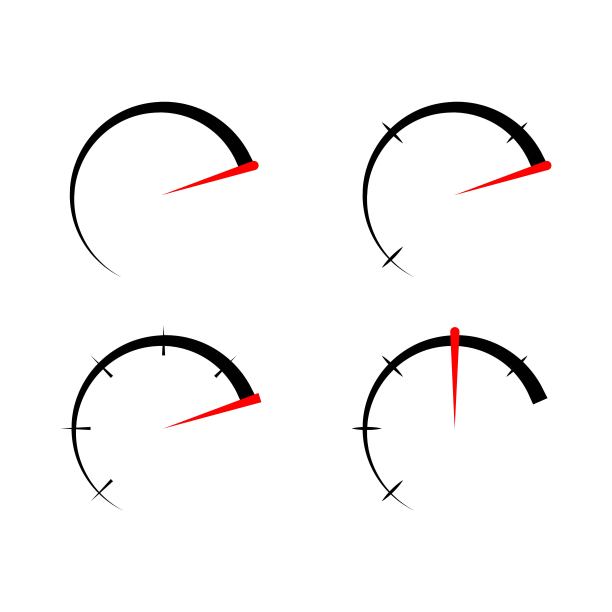 速度测试矢量模板设计图片下载