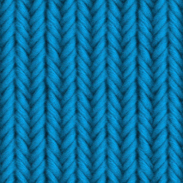 蓝色针织无缝织物图片下载