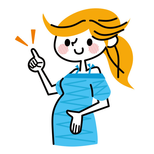 一个孕妇指着一个手指。图片下载