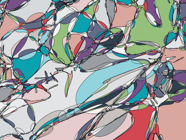 彩色涂鸦艺术背景图片下载