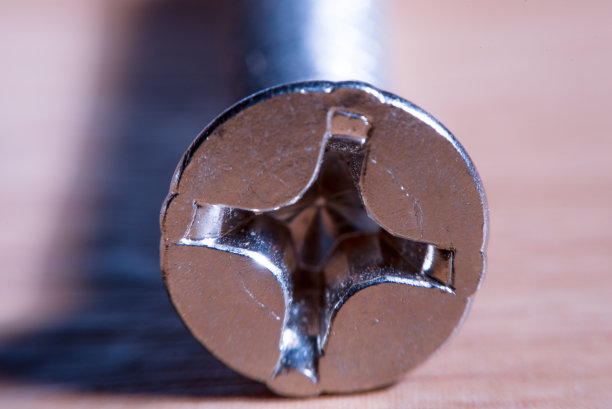 近景头结，微距摄影结或螺丝图片下载