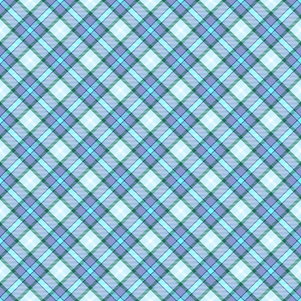 无缝墙纸格子，天蓝色图片下载