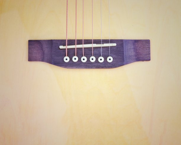 古照片的吉他弦近顶视图抽象背景图片下载