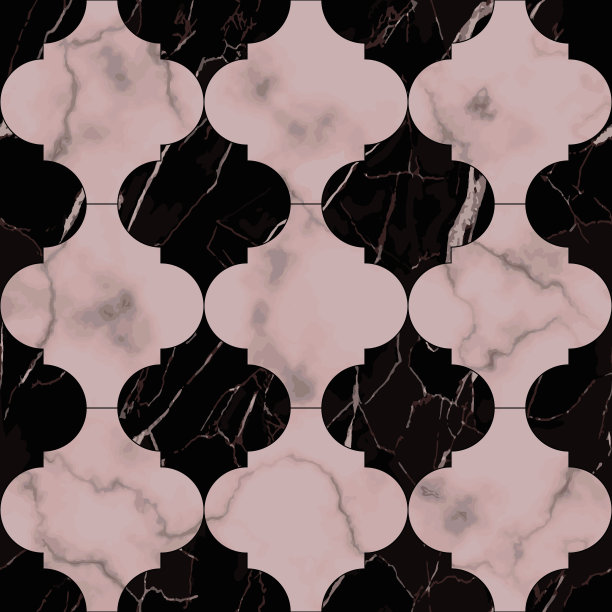 大理石豪华阿拉伯无缝图案图片下载