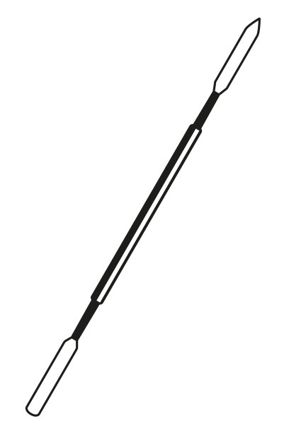 黑白刮刀剪影图片下载