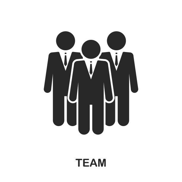团队图标。线条风格图标设计。UI。团队图标的说明。象形文字孤立在白色上。准备使用在网页设计，应用程序，软件，打印。图片下载