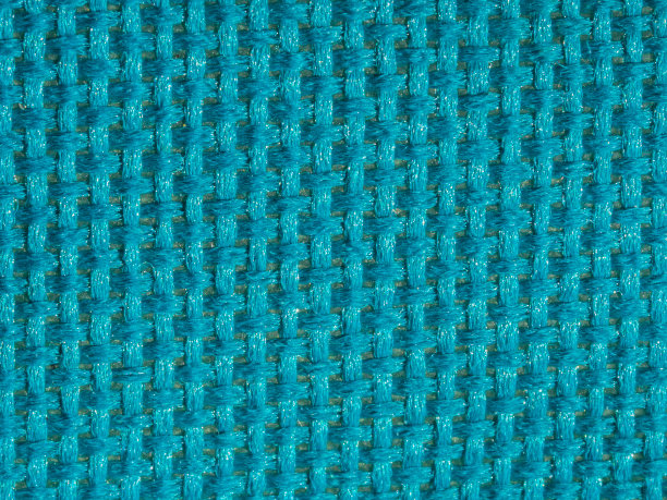 合成蓝色的布。网格关闭。宏观照片图片下载