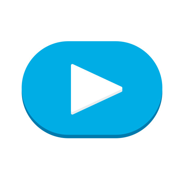 播放视频图标。向量图片下载