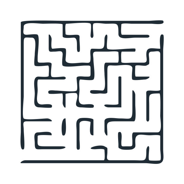 向量迷宫。迷宫或迷宫。向量。图片下载