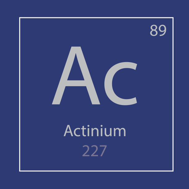 锕Ac化学元素图标图片下载