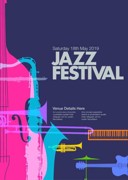 爵士乐的海报图片下载