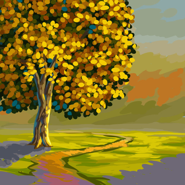 美丽的秋天的风景图片下载