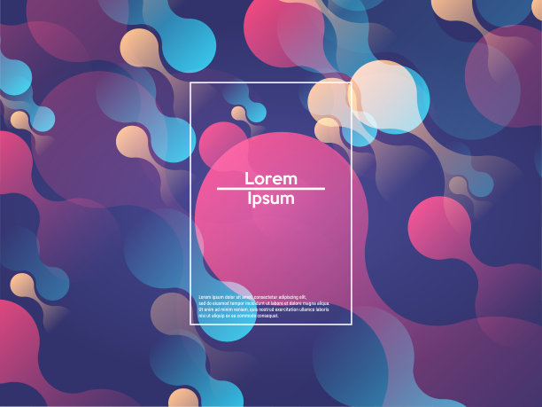 几何背景。颜色梯度的形状。矢量插图。图片下载