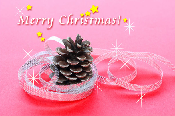 松果圣诞树图片下载