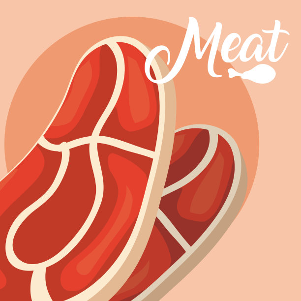 肉排上美味的肉图片下载