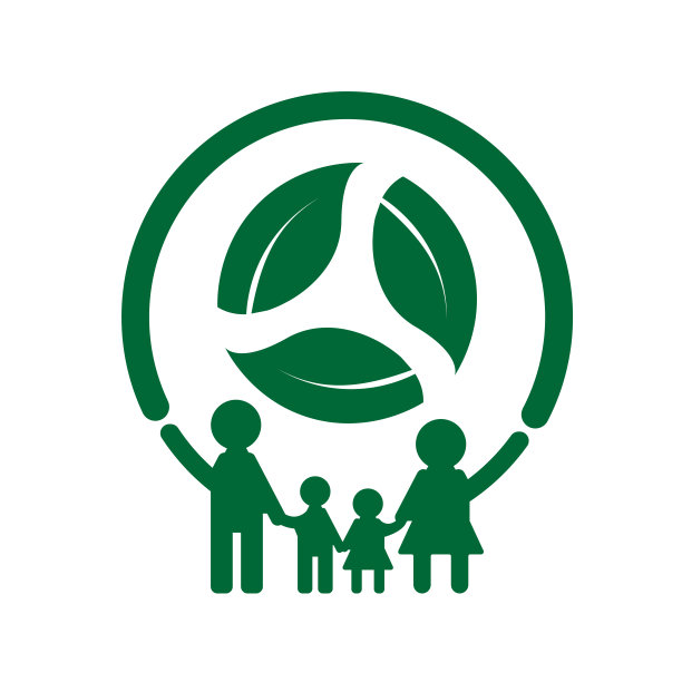 家庭生态概念。绿色城市以环保帮助世界。矢量图图片下载