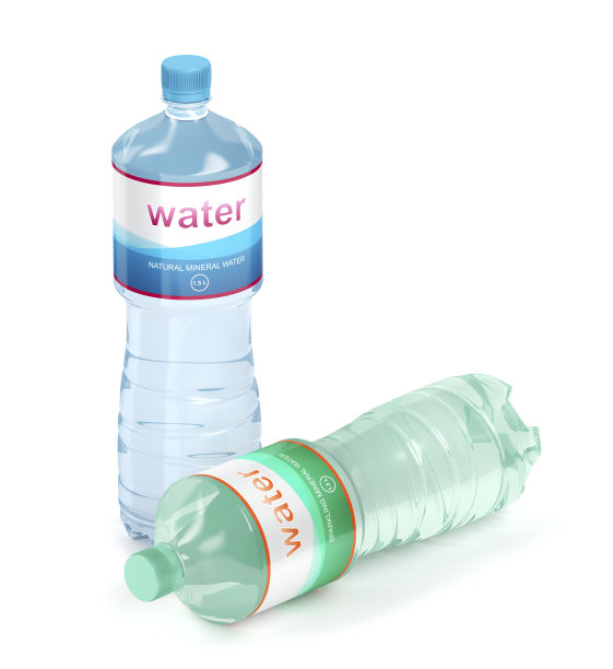 矿泉水瓶和气泡水瓶图片下载