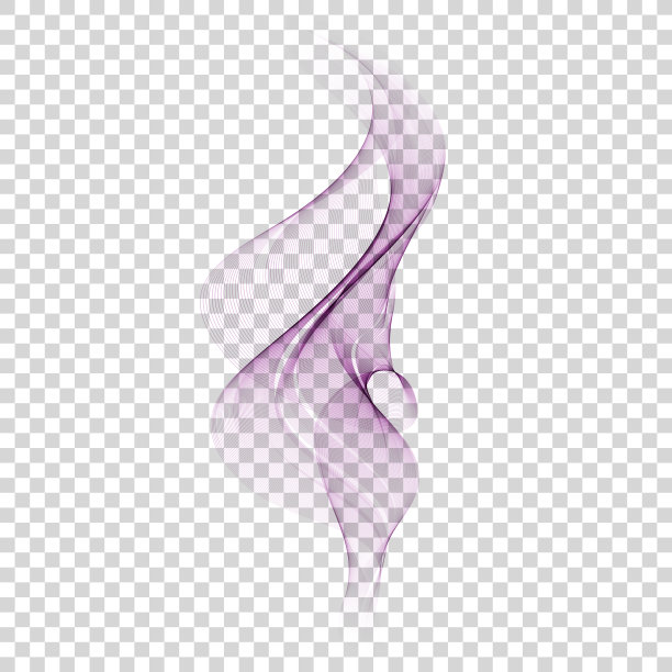 图形飘逸烟透明流波图片下载