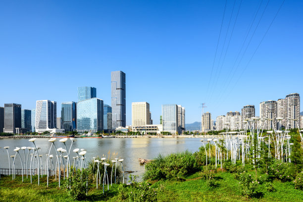 中国福州的城市风景图片下载