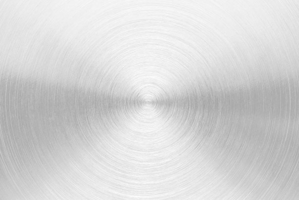 圆形拉丝银金属纹理背景照片高分辨率图片下载