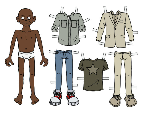 纸娃娃男孩图片下载