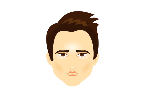 男人的脸向量图片下载