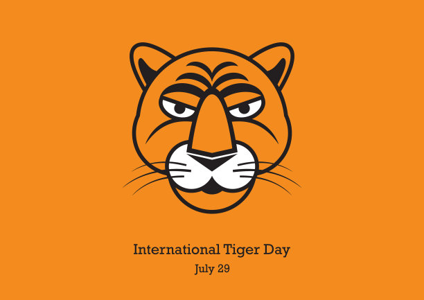 国际老虎日矢量素材图片下载
