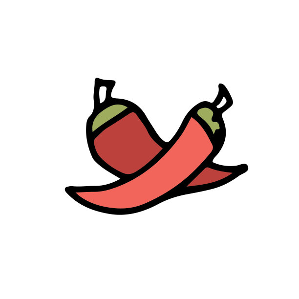 手绘涂鸦元素-辣椒图片下载