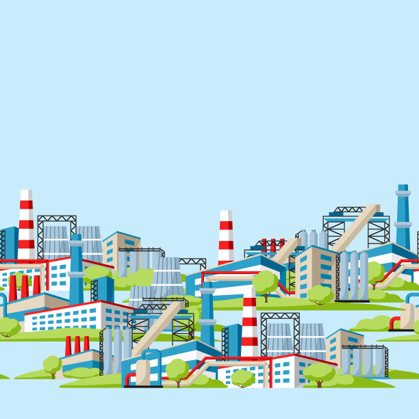 工业工厂无缝模式图片下载