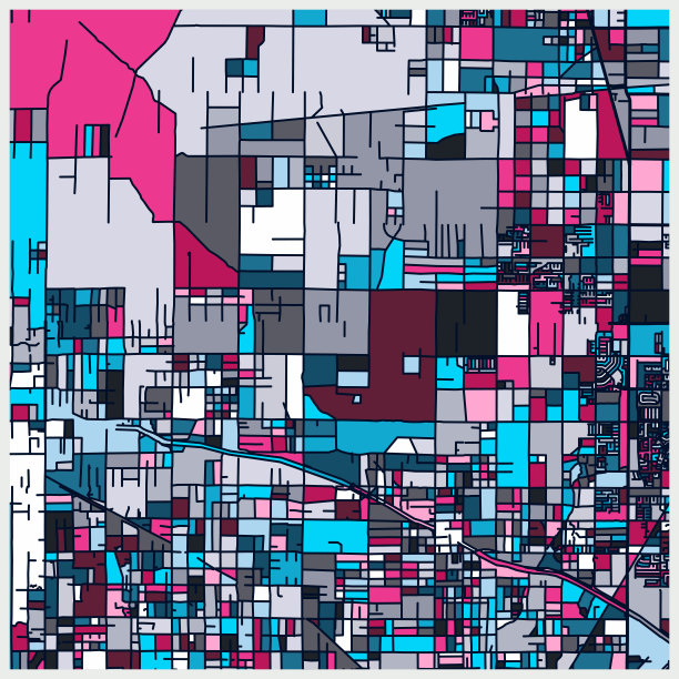 地形图艺术数字背景图片下载