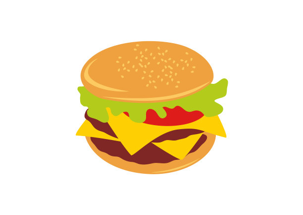 汉堡矢量图图片下载