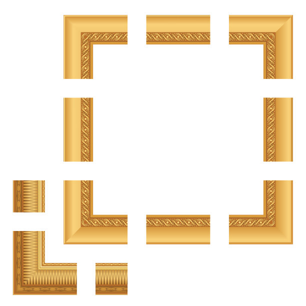 黄金框架图片下载