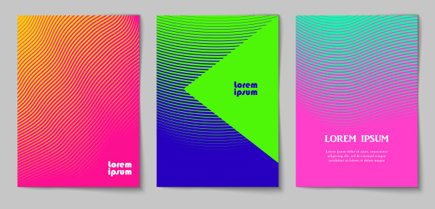 一套垂直的半色调背景图片下载