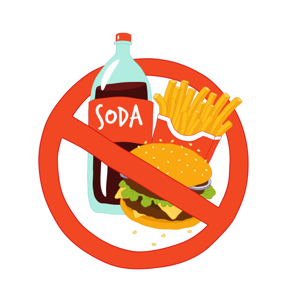 禁止吃快餐图片下载