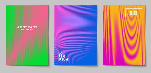 一套垂直半色调背景2图片下载