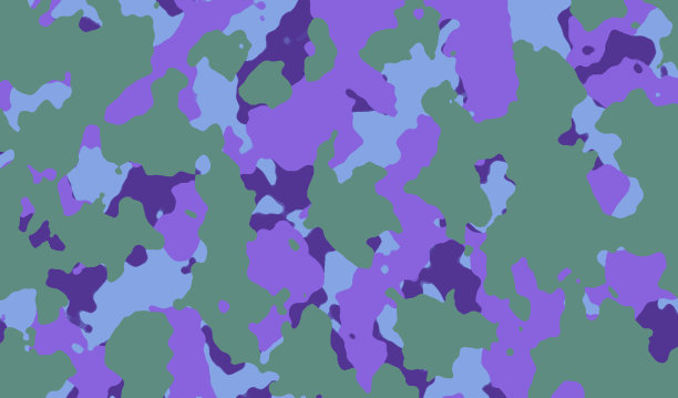 令人敬畏的迷彩背景-淡紫色的绿色，蓝色的紫色图片下载