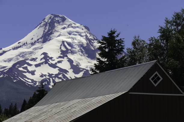 胡德雪山俄勒冈州图片下载