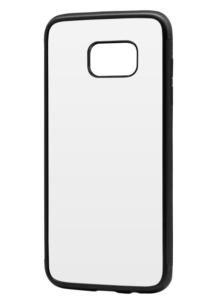 空白手机封面孤立在白色背景。模板的智能手机外壳的设计。(剪切路径)图片下载