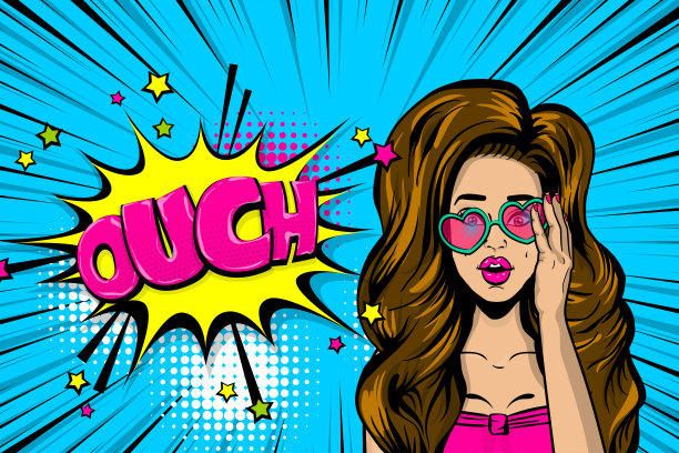 哎哟，性感的戴着眼镜的黑发女孩图片下载