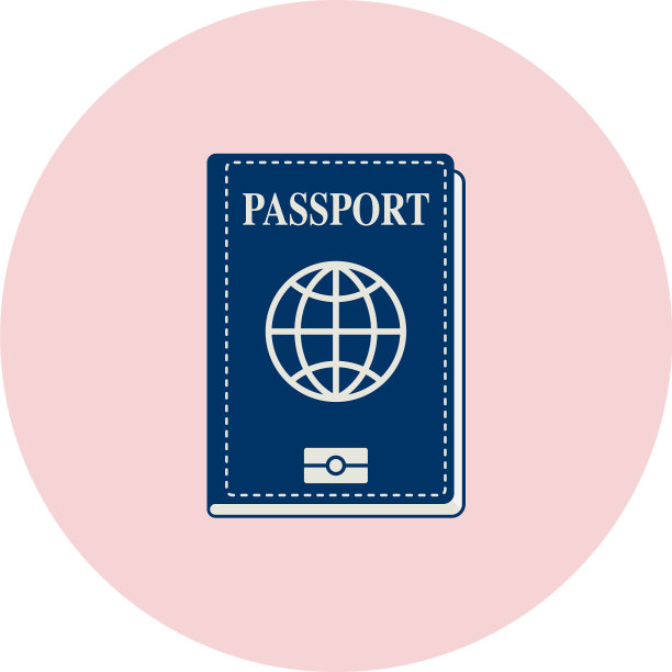 矢量国际护照封面模板图片下载