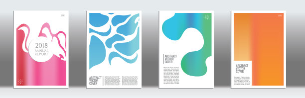 现代封面模板。图片下载