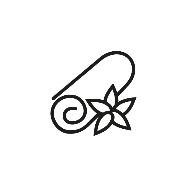 折叠毛巾和荷花图案线图片下载